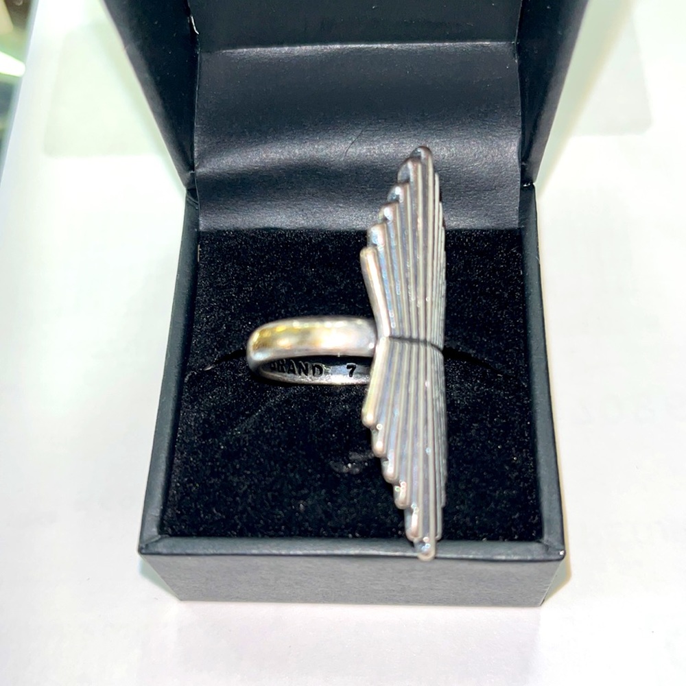 Lucky Brand oversized silver ring - Picture 4 of 4